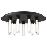 Kola Ceiling Light By Tech Lighting, Size: Medium, Finish: Nightshade Black