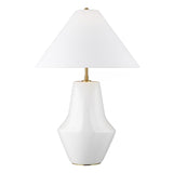 Contour Table Lamp by Kelly by Kelly Wearstler, Finish: Arctic White, Coal, Size: Short, Tall, | Casa Di Luce Lighting