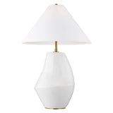 Contour Table Lamp by Kelly by Kelly Wearstler, Finish: Arctic White, Coal, Size: Short, Tall, | Casa Di Luce Lighting