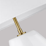 Contour Table Lamp by Kelly by Kelly Wearstler, Finish: Arctic White, Coal, Size: Short, Tall, | Casa Di Luce Lighting