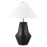 Contour Table Lamp by Kelly by Kelly Wearstler, Finish: Arctic White, Coal, Size: Short, Tall, | Casa Di Luce Lighting