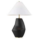 Contour Table Lamp by Kelly by Kelly Wearstler, Finish: Arctic White, Coal, Size: Short, Tall, | Casa Di Luce Lighting