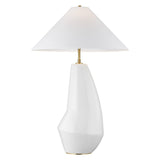 Contour Table Lamp by Kelly by Kelly Wearstler, Finish: Arctic White, Coal, Size: Short, Tall, | Casa Di Luce Lighting