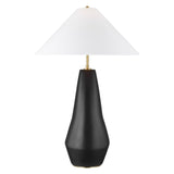 Contour Table Lamp by Kelly by Kelly Wearstler, Finish: Arctic White, Coal, Size: Short, Tall, | Casa Di Luce Lighting