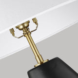 Contour Table Lamp by Kelly by Kelly Wearstler, Finish: Arctic White, Coal, Size: Short, Tall, | Casa Di Luce Lighting