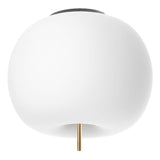 Kushi Ceiling Lamp by Kundalini, Finish: Black, Brass, Copper, , | Casa Di Luce Lighting