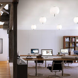 Kushi Ceiling Lamp by Kundalini, Finish: Black, Brass, Copper, , | Casa Di Luce Lighting