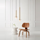 Nodes Pendant by Kelly by Kelly Wearstler, Finish: Midnight Black, Burnished Brass, Size: Short, Tall, | Casa Di Luce Lighting