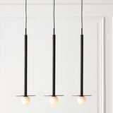 Nodes Pendant by Kelly by Kelly Wearstler, Finish: Midnight Black, Burnished Brass, Size: Short, Tall, | Casa Di Luce Lighting