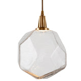 Gem Pendant Light by Hammerton, Color: Amber, Bronze, Clear, Smoke, Finish: Flat Bronze, Gilded Brass, Gunmetal, Heritage Brass, Matt Black, Metallic Beige Silver, Bronze Oil Rubbed, Nickel Satin, | Casa Di Luce Lighting