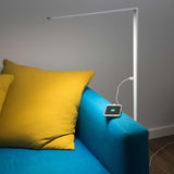 Lady 7 LED Floor Lamp by Koncept, Finish: Black, Silver, White, Red, , | Casa Di Luce Lighting