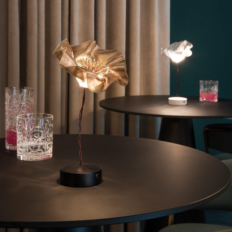 Lafleur Battery Operated Table Lamp by Slamp, Color: Prisma-Slamp, Velvet-Slamp, ,  | Casa Di Luce Lighting