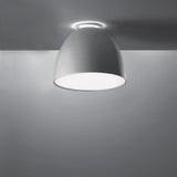 Nur Mini Ceiling Light by Artemide, Finish: Anthracite Grey, Aluminum, Glossy Black, Glossy White, Glossy Orange, Glossy Grey, Glossy Green, White Glossy, Light Option: Incandescent, LED, | Casa Di Luce Lighting