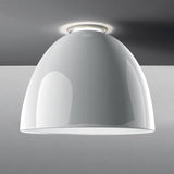 Nur Ceiling Light by Artemide, Finish: Aluminum, Anthracite Grey, Glossy White, Glossy Black, Glossy Orange, Glossy Grey, Glossy Green, Light Option: LED, Incandescent, | Casa Di Luce Lighting