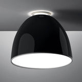 Nur Ceiling Light by Artemide, Finish: Aluminum, Anthracite Grey, Glossy White, Glossy Black, Glossy Orange, Glossy Grey, Glossy Green, Light Option: LED, Incandescent, | Casa Di Luce Lighting