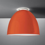 Nur Ceiling Light by Artemide, Finish: Glossy Orange, Light Option: LED, | Casa Di Luce Lighting