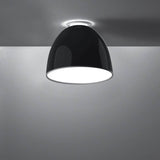 Nur Mini Ceiling Light by Artemide, Finish: Anthracite Grey, Aluminum, Glossy Black, Glossy White, Glossy Orange, Glossy Grey, Glossy Green, White Glossy, Light Option: Incandescent, LED, | Casa Di Luce Lighting