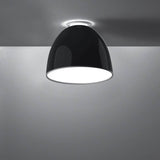 Nur Mini Ceiling Light by Artemide, Finish: Anthracite Grey, Aluminum, Glossy Black, Glossy White, Glossy Orange, Glossy Grey, Glossy Green, White Glossy, Light Option: Incandescent, LED, | Casa Di Luce Lighting