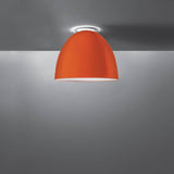 Nur Mini Ceiling Light by Artemide, Finish: Anthracite Grey, Aluminum, Glossy Black, Glossy White, Glossy Orange, Glossy Grey, Glossy Green, White Glossy, Light Option: Incandescent, LED, | Casa Di Luce Lighting