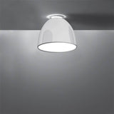 Nur Mini Ceiling Light by Artemide, Finish: Anthracite Grey, Aluminum, Glossy Black, Glossy White, Glossy Orange, Glossy Grey, Glossy Green, White Glossy, Light Option: Incandescent, LED, | Casa Di Luce Lighting