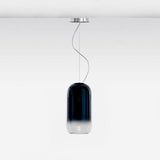 Gople Suspension Lamp by Artemide, Color: White Gradient-Artemide, Copper-Gradient-Artemide, Blue Gradient-Artemide, Chrome-Gradient-Artemide, Bronze Gradient-Artemide, Size: Mini, Medium, | Casa Di Luce Lighting