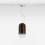 Gople Suspension Lamp by Artemide, Color: White Gradient-Artemide, Copper-Gradient-Artemide, Blue Gradient-Artemide, Chrome-Gradient-Artemide, Bronze Gradient-Artemide, Size: Mini, Medium, | Casa Di Luce Lighting