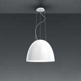 Nur Pendant Light by Artemide, Finish: Glossy Black, Glossy White, Glossy Grey, Glossy Orange, Glossy Green, Anthracite Grey, Aluminum, Light Option: Incandescent, LED, | Casa Di Luce Lighting