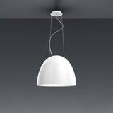 Nur Pendant Light by Artemide, Finish: Glossy Black, Glossy White, Glossy Grey, Glossy Orange, Glossy Green, Anthracite Grey, Aluminum, Light Option: Incandescent, LED, | Casa Di Luce Lighting