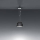 Nur Mini Pendant by Artemide, Finish: Aluminum, Anthracite Grey, Glossy Grey, Glossy Orange, Glossy White, Glossy Green, Glossy Black, Light Option: LED, Incandescent, | Casa Di Luce Lighting