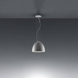 Nur Mini Pendant by Artemide, Finish: Aluminum, Light Option: Incandescent, | Casa Di Luce Lighting