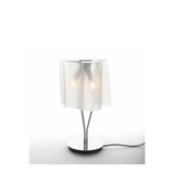 Logico Mini Table Lamp by Artemide, Color: White, Finish: Chrome, | Casa Di Luce Lighting