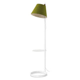 Lana Floor Lamp by Pablo, Color: Stone/Grey, Charcoal/Grey, Arctic Blue/Grey, Moss/Grey, Plum/Grey, Finish: White, Chrome, Pedestal: Without Pedestal, With Pedestal | Casa Di Luce Lighting