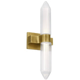 Langston Bath Sconce By Tech Lighting, Finish: Plated Brass