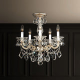 La Scala 5345 Chandelier by Schonbek, Finish: Gold Heirloom-Schonbek, Gold Etruscan-Schonbek, Gold French -Schonbek, Gold Parchment-Schonbek, Silver Antique-Schonbek, Parchment Bronze-Schonbek, Bronze Heirloom-Schonbek, Silver Roman-Schonbek, Bronze Florentine-Schonbek, Gild Midnight-Schonbek, Crystal Color: Heritage-Schonbek, Crystal-Schonbek, | Casa Di Luce Lighting