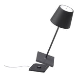 Dark Grey Poldina Mini Table Lamp by Ai Lati