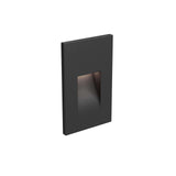 Echo Recessed Vertical Step Light - Black