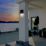 Lenox Outdoor Wall Sconce by Kuzco, Finish: Black, Grey, , | Casa Di Luce Lighting