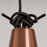 Clochef S Pendant by Leucos, Color: Varnished Brushed Copper-Leucos, Gloss Black-Accord, Gloss White, Light Option: E26, LED, | Casa Di Luce Lighting