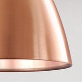Clochef S Pendant by Leucos, Color: Varnished Brushed Copper-Leucos, Gloss Black-Accord, Gloss White, Light Option: E26, LED, | Casa Di Luce Lighting