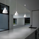 Clochef S Pendant by Leucos, Color: Varnished Brushed Copper-Leucos, Gloss Black-Accord, Gloss White, Light Option: E26, LED, | Casa Di Luce Lighting