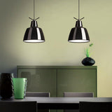 Clochef S Pendant by Leucos, Color: Varnished Brushed Copper-Leucos, Gloss Black-Accord, Gloss White, Light Option: E26, LED, | Casa Di Luce Lighting