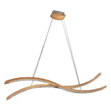 Libe Chandelier by Masiero, Finish: Rovere-Masiero, Size: Small, | Casa Di Luce Lighting