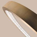 Libe Round Pendant by Masiero, Finish: Burnished Brass, Rovere-Masiero, Wenge-Masiero, Size: Small, Medium, Large, X-Large, | Casa Di Luce Lighting