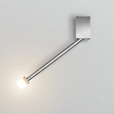 Libri LED Direct Mount Plug-In Wall Sconce by Cerno, Finish: Aluminum Brushed, White, Wall Mount Plug In Backplate: Brushed Aluminium, Walnut, White, Position: Right, Left | Casa Di Luce Lighting