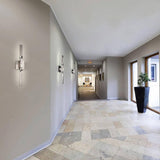 Propeller LED Wall Sconce in Hallway