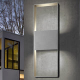 Light Frames Indoor-Outdoor LED Wall Sconce by Sonneman, Finish: Bronze, Grey, White, Size: Small, Large, | Casa Di Luce Lighting