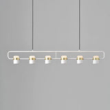 Ling 6 Linear Suspension by Seed Design, Finish: Black/Copper, White/Brass, , | Casa Di Luce Lighting