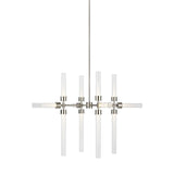 Linger 12-Light Chandelier by Tech Lighting, Finish: Natural Brass, Nickel Polished, , | Casa Di Luce Lighting