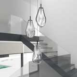 Liquid LED Pendant by Sonneman, Color: Clear, Smokey, White, Size: Small, Large, | Casa Di Luce Lighting