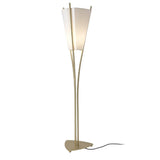 Curve Floor Lamp by CVL, Finish: Nickel Satin, Size: Small, | Casa Di Luce Lighting